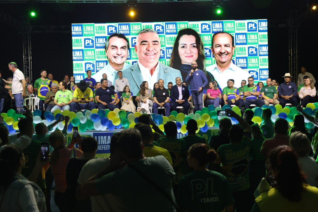 Convenção do PL aconteceu neste domingo em Joinville - Carlos Jr/ND