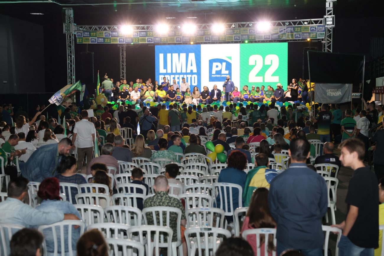 Convenção do PL aconteceu neste domingo em Joinville - Carlos Jr/ND