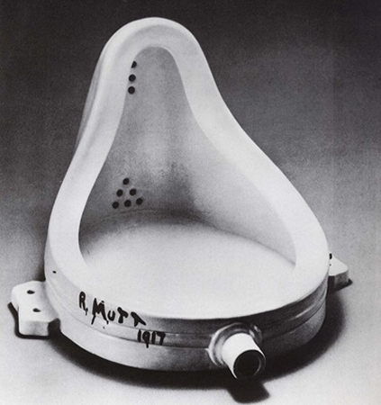 Obra "A Fonte" de Marcel Duchamp Obra "A Fonte" de Marcel Duchamp transforma urinol em arte