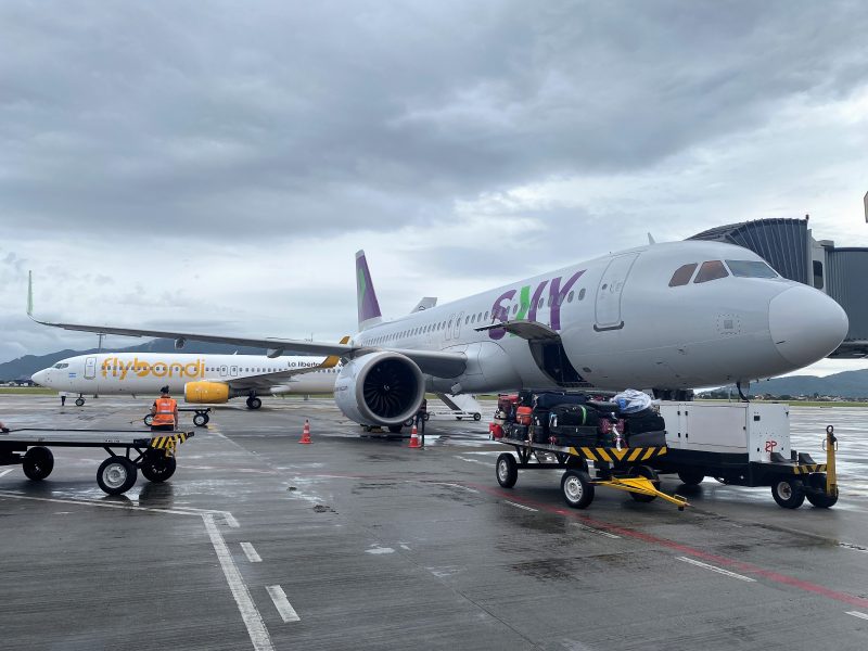 Avião no Aeroporto de Florianópolis