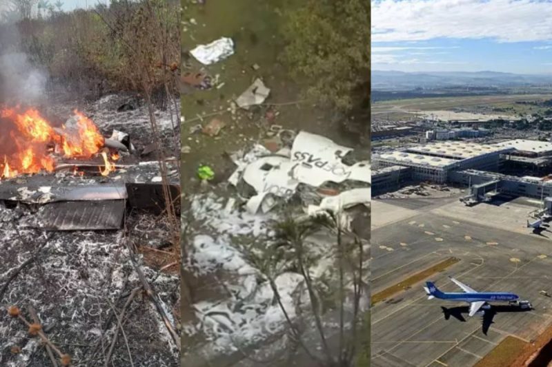 Acidente com aviões deixou ao menos seis mortos no Brasil 