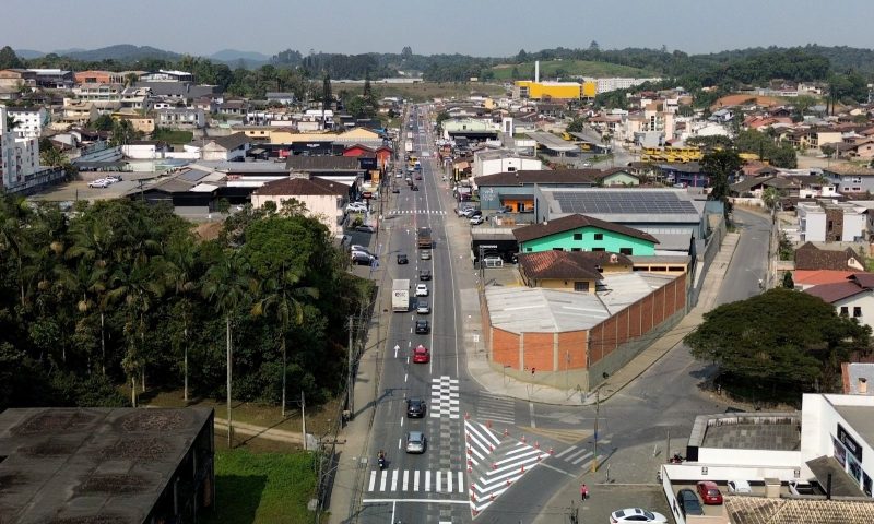 &Uacute;ltima etapa de implanta&ccedil;&atilde;o do bin&aacute;rio acontece neste domingo (25) – Foto: Prefeitura de Joinville/Divulga&ccedil;&atilde;o