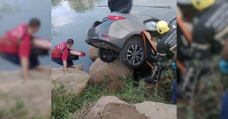 Resgate de homem no Rio Tubarão