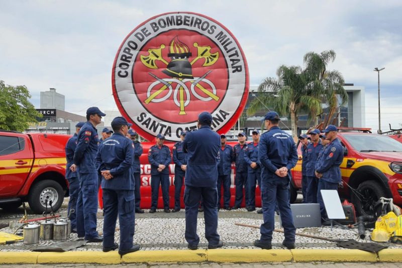 Bombeiros de SC são enviados para apoiar combate aos incêndios florestais no Mato Grosso do Sul