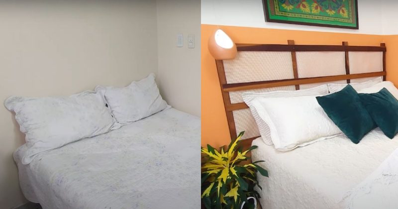 Com poucos materiais, decorado transforma o ambiente – Foto: Reprodu&ccedil;&atilde;o/YouTube/ND