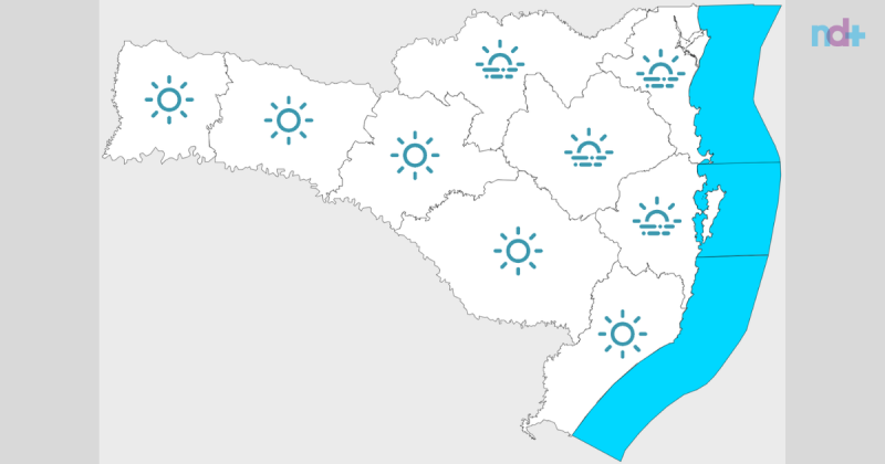 Mapa de SC climatológico