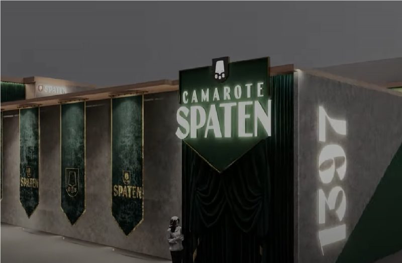 Design do camarote Spaten para a nova edição da Oktoberfest Blumenau