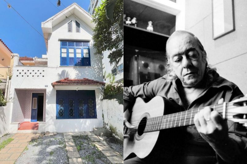 Casa de Vinicius de Moraes, cantor e compositor, no Rio de Janeiro