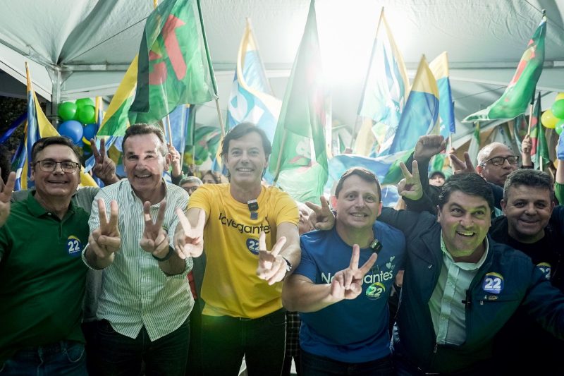 Foto da convenção do PL, que definiu candidatos às Eleições 2024 em Navegantes