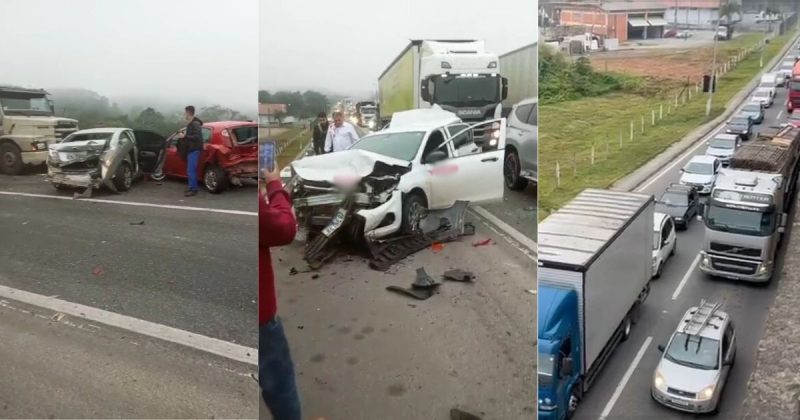 Acidente carreta na BR-101