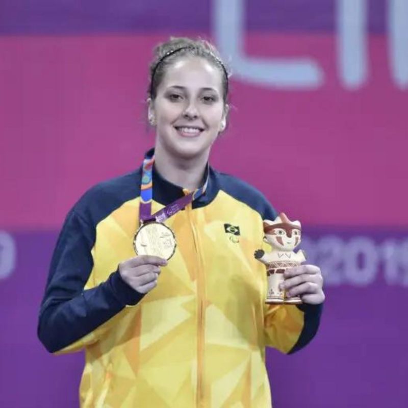 Natural de São Bento do Sul, Danielle Rauen é mais uma esperança de medalha