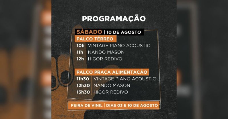 Agenda cultural do fim de semana conta com diversas atrações e eventos especiais de Dia dos Pais