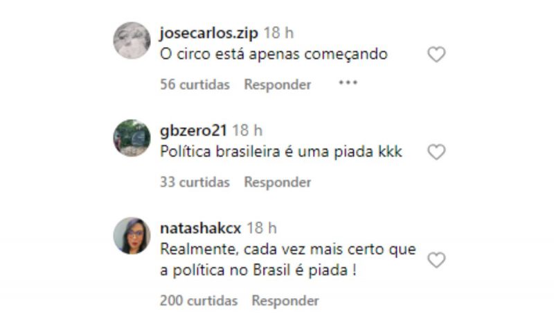 Usuários das redes sociais criticaram a candidata