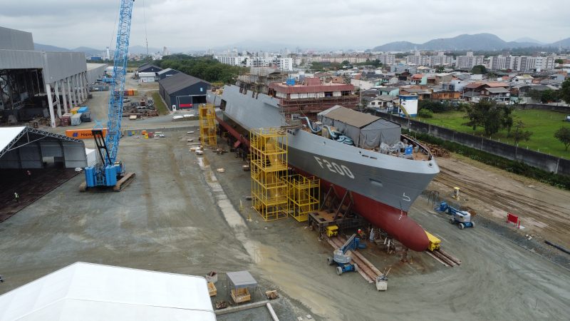 Fragata Tamandaré será lançada pela Marinha em Itajaí