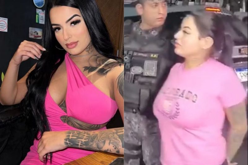 Influenciadora Larissa Silva Godoi, conhecida como gatinha do crime