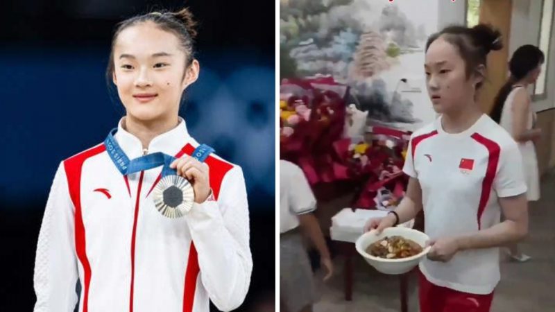 Ginasta chinesa voltou a trabalhar uma semana após ganhar medalha 