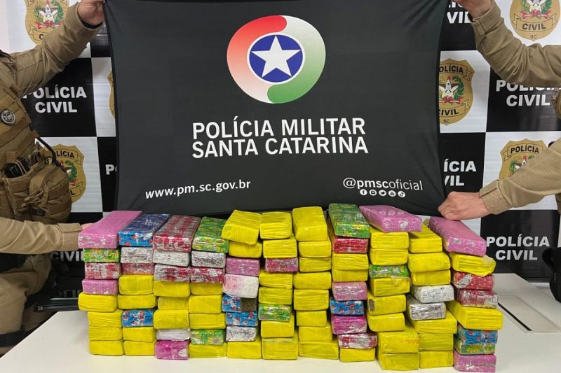 Droga foi localizada pela Polícia Militar em SC 