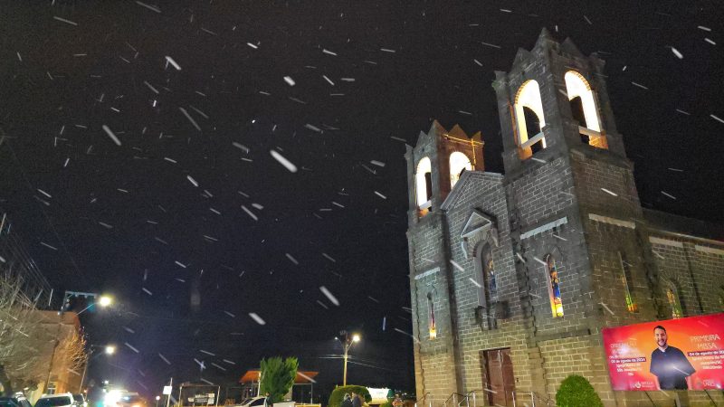 Serra pode registrar neve no sábado, no domingo e na segunda