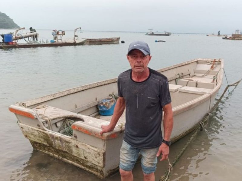 Nino se destaca pela produção mecanizada de mexilhão – Foto: Arquivo pessoal/ND