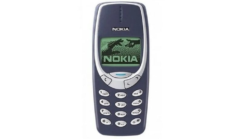 Imagem de um exemplar do Nokia 3310