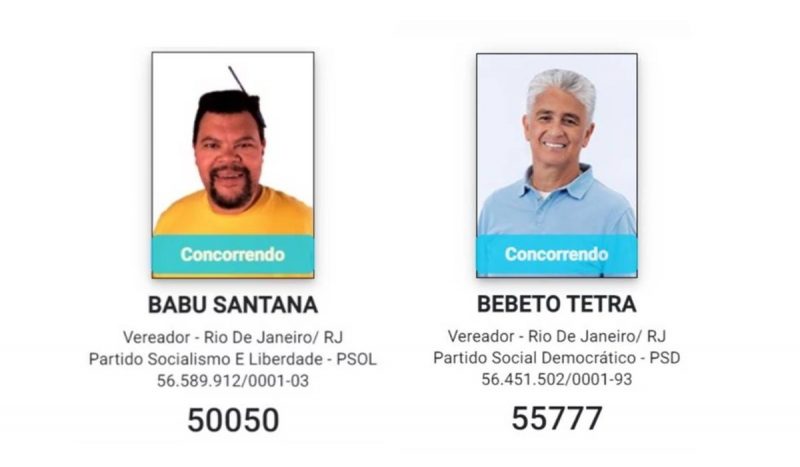 Babu e Bebeto Tetra são um dos candidatos famosos na corrida eleitoral deste ano