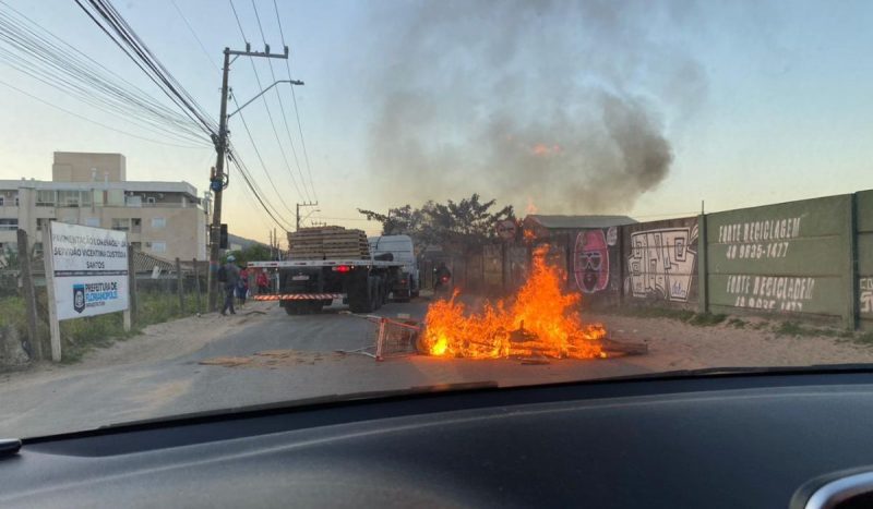 Incêndio criminoso na Grande Florianópolis