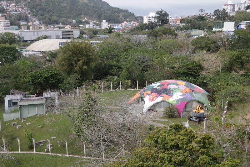 Observatório Astronômico e Planetário da UFSC, no Campus Trindade, em Florianópolis