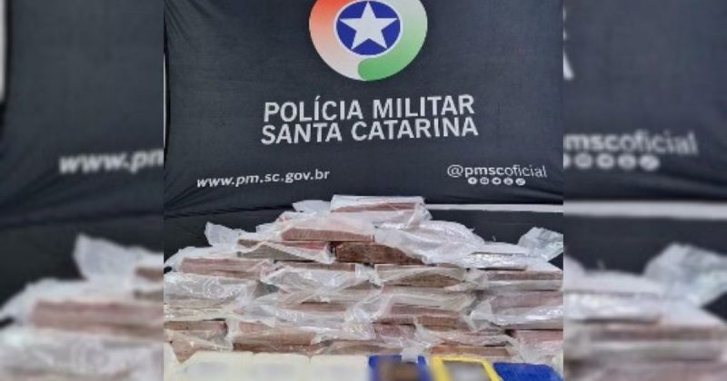 Pasta base para cocaína foi apreendida pela PM em Içara