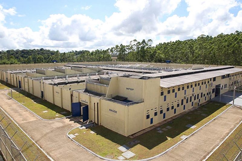 vista externa de presídio em São Paulo
