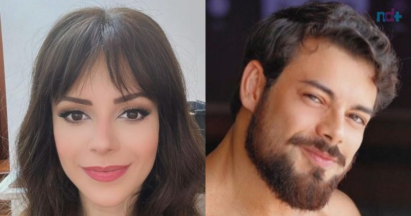 na foto aparecem a cantora Sandy e o médico Pedro Andrade lado a lado