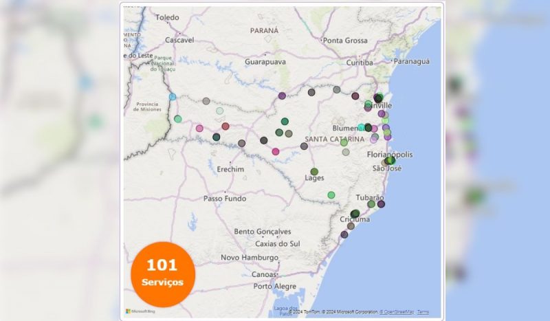 'Ligue 180' tem 101 pontos de serviços no Estado
