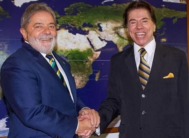 Lula lamentou a morte de Silvio Santos no X 