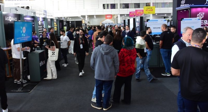 público em evento