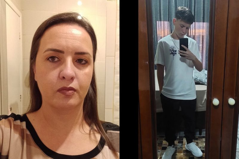 Luciane Kappke Salvador e Gabriel Gosenheimer Kappke são as vítimas do grave acidente na BR-153.