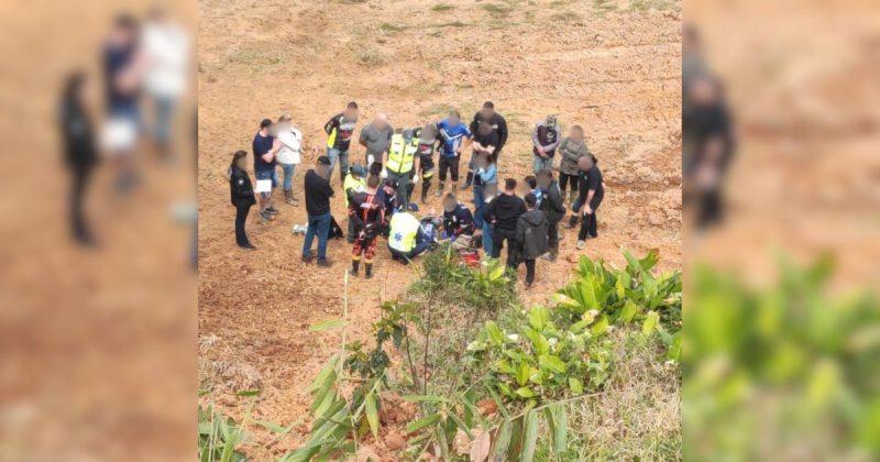 Queda de quadriciclo deixou homem ferido