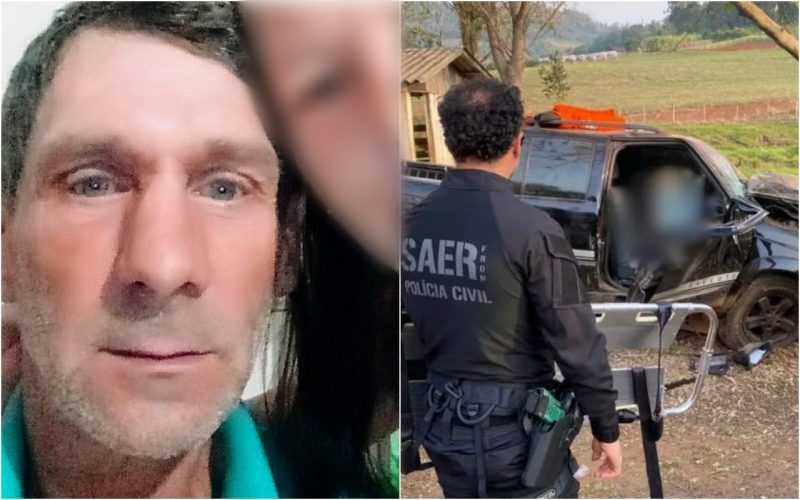 motorista morreu após bater caminhonete contra árvore na sc-283