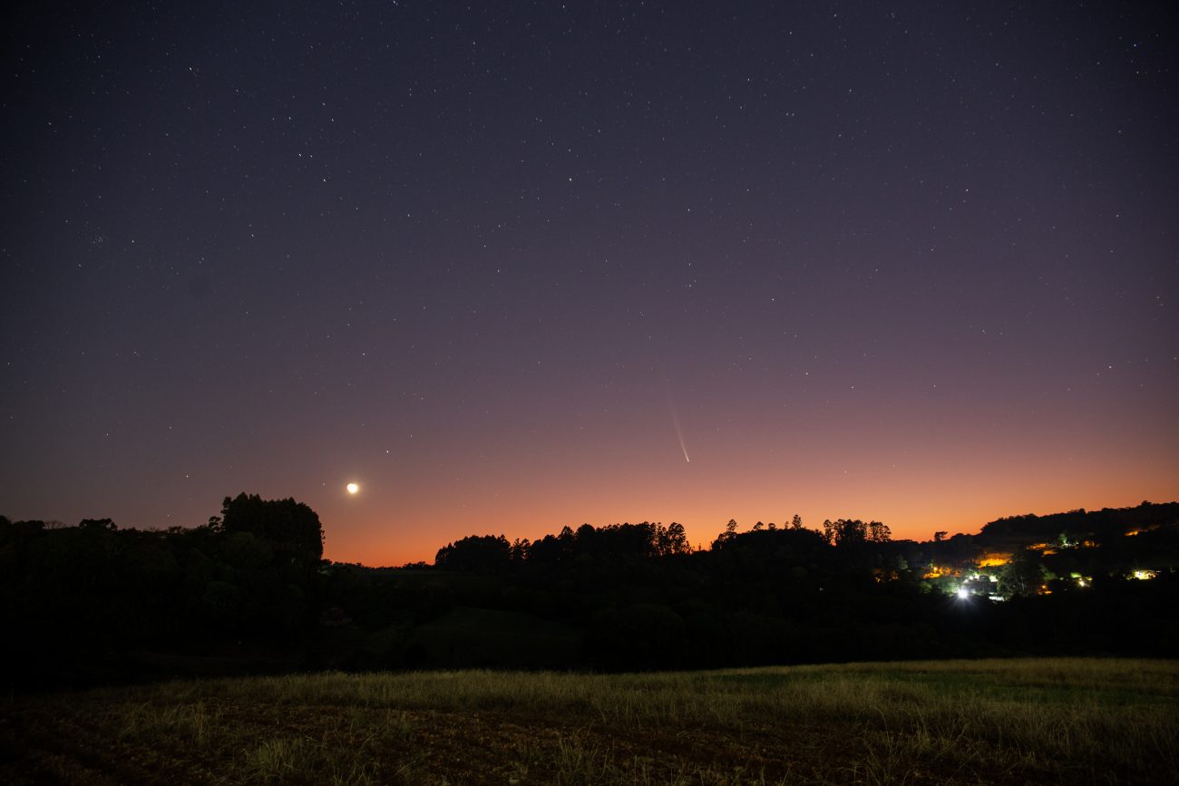 Astronomers in Chapeco plan to continue monitoring the phenomenon until October 6. - Astronomy Chapeco/Diego Debastiani