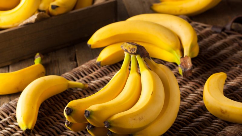 na foto aparecem bananas que têm menos vitamina que os nanches