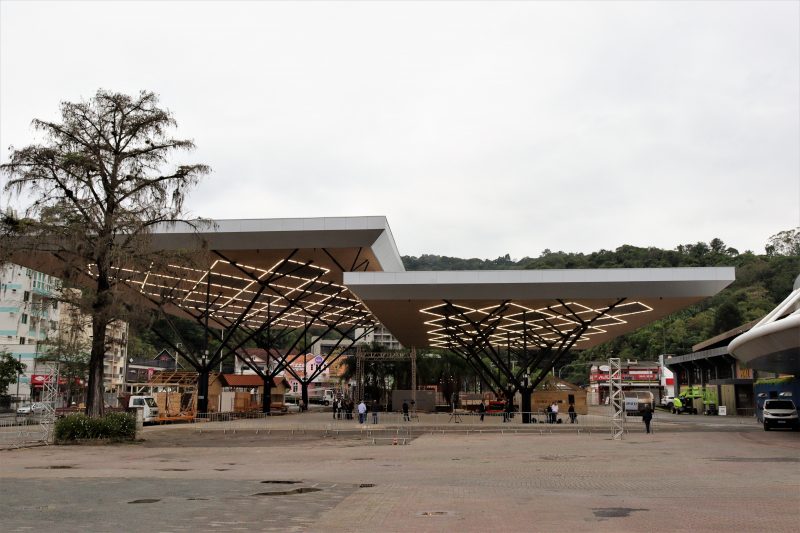 Boulevard, na Vila Germânica de Blumenau, após sua construção