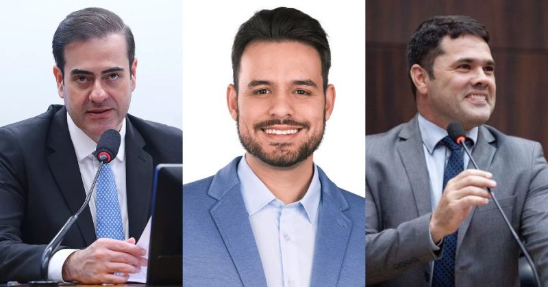 Carlos Chiodini, Osmar Teixeira e Robison Coelho, candidatos confirmados no Debate NDTV – Foto: Reprodução