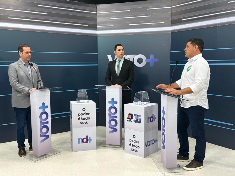 Debate de Itajaí confrontou Chiodini e Robison