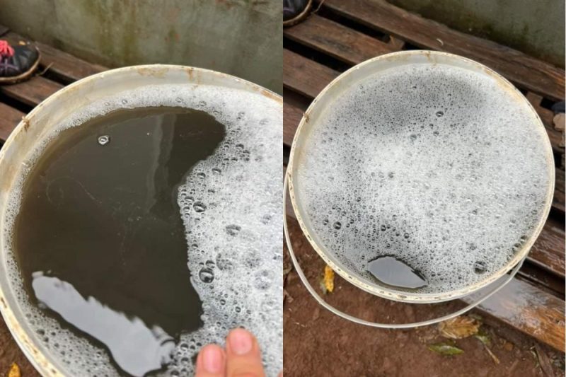 Chuva preta foi registrada no Oeste catarinense