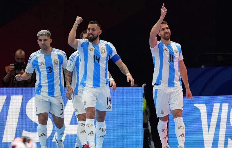 Argentina vai pegar o Cazaquistão nas quartas de final da Copa do Mundo de Futsal 2024