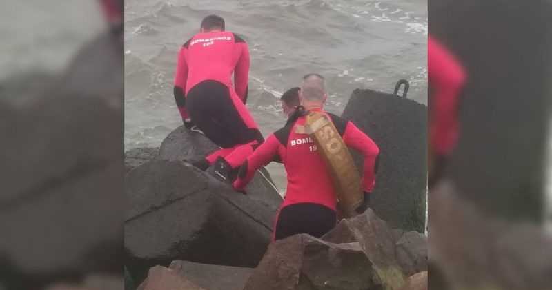 Corpo estava nos molhes da barra do Rio Mampituba