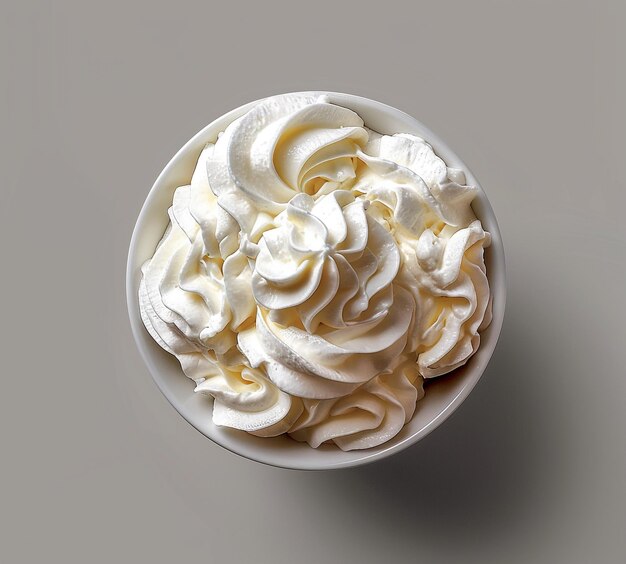 imagem mostra creme de chantilly