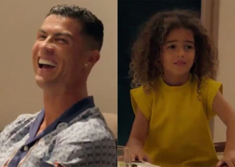 Cristiano Ronaldo cai em risada com resposta sincera de Alana