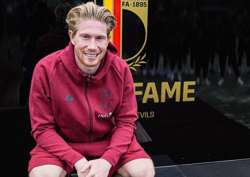 Kevin de Bruyne está com a seleção belga para jogos da Nations League 