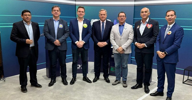Candidatos a prefeito de Criciúma lado a lado na NDTV Record