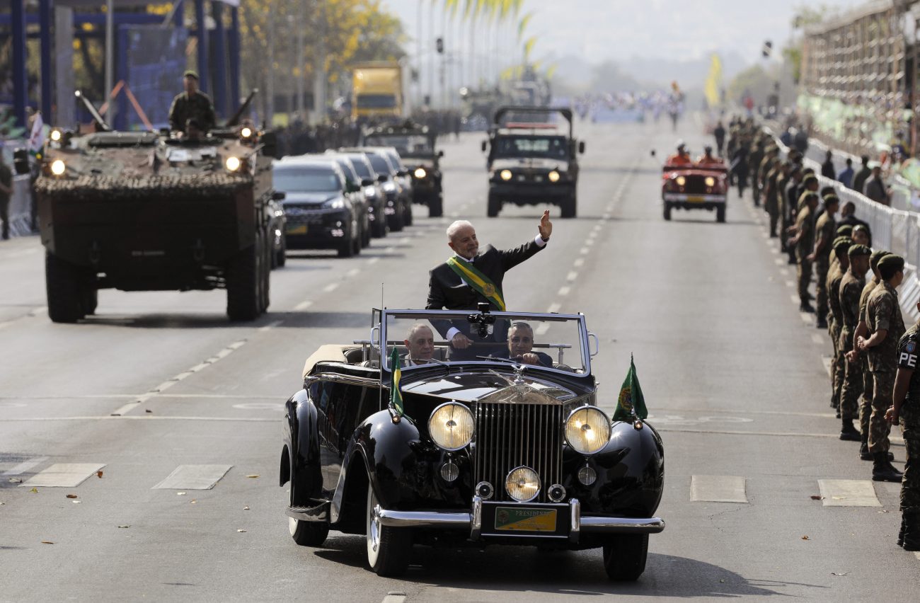 Presidente do Brasil chega à Esplanada dos Ministérios - Foto: Sergio Lima/ AFP/ Reprodução/ ND - AFP/ND