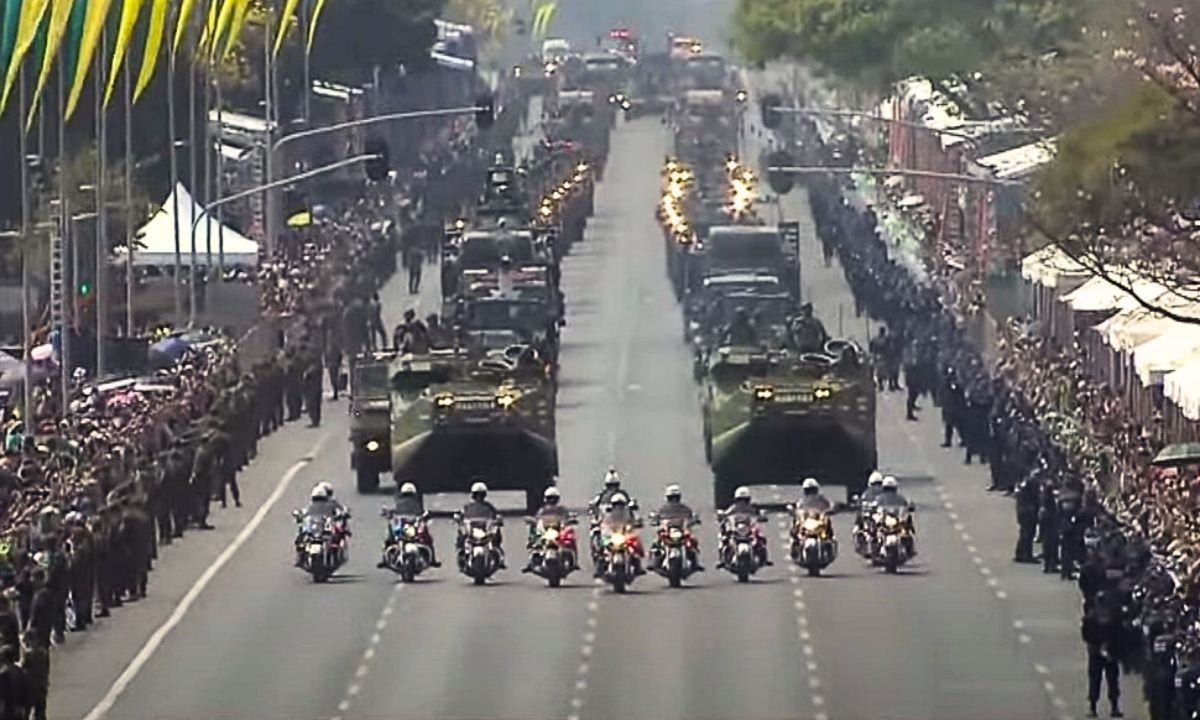 Desfile em comemoração à Independência do Brasil, em Brasília - CanalGov/Reprodução